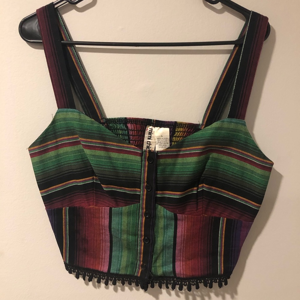 Mimi Chica | Boho Crop Top